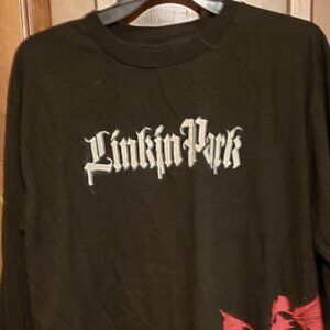 Unisex Size L band shirt Linkin Park; pre-own; long sleeve; black; LP on sleeve